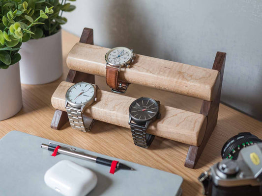 Extra Large Wooden Watch Display Stand