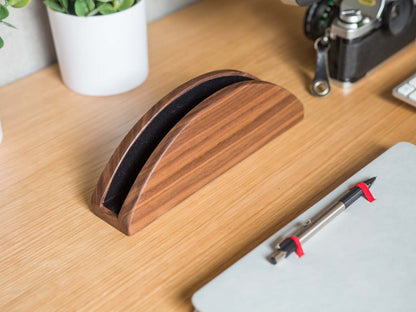 Vertical Laptop Stand (Walnut)